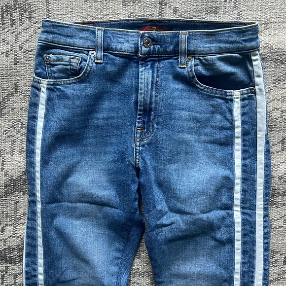 Tuxedo stripe/tracksuit stripe detailed jeans - Picture 2 of 6